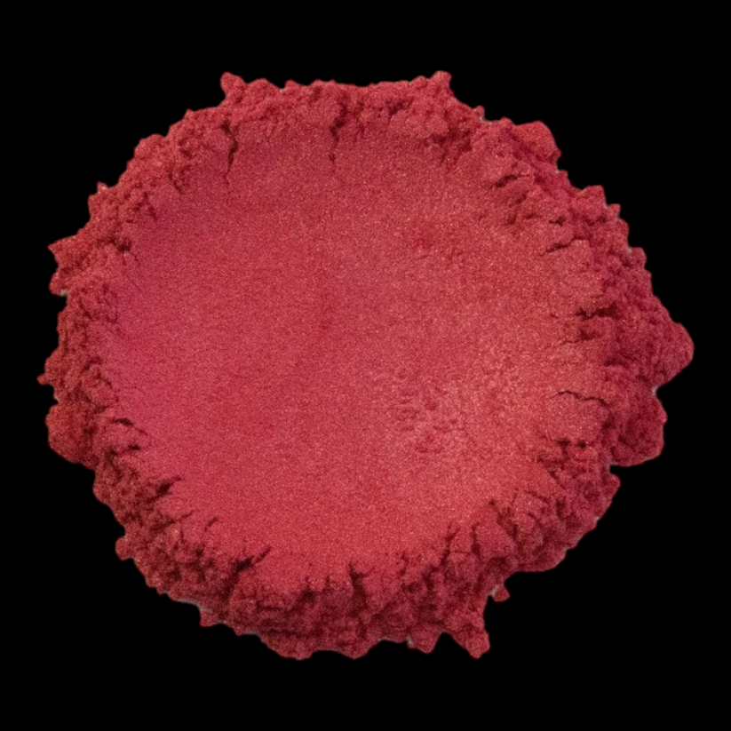 Red Spot metallic nail polish